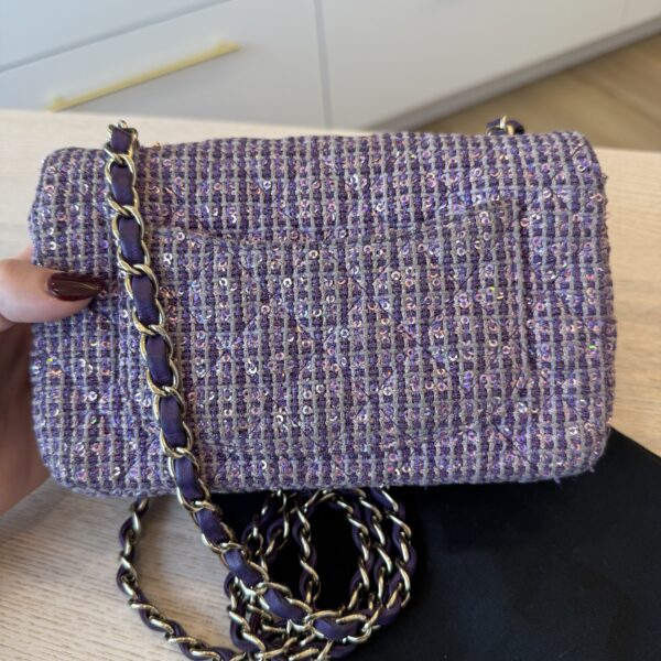 Chanel 2024 Classic Tweed Rectangular Mini Flap Bag