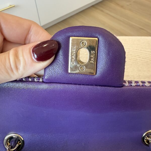 Chanel 2024 Classic Tweed Rectangular Mini Flap Bag