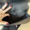 Chanel Boy Flap Bag Quilted Caviar Old Medium Black Ruthenium Hardware