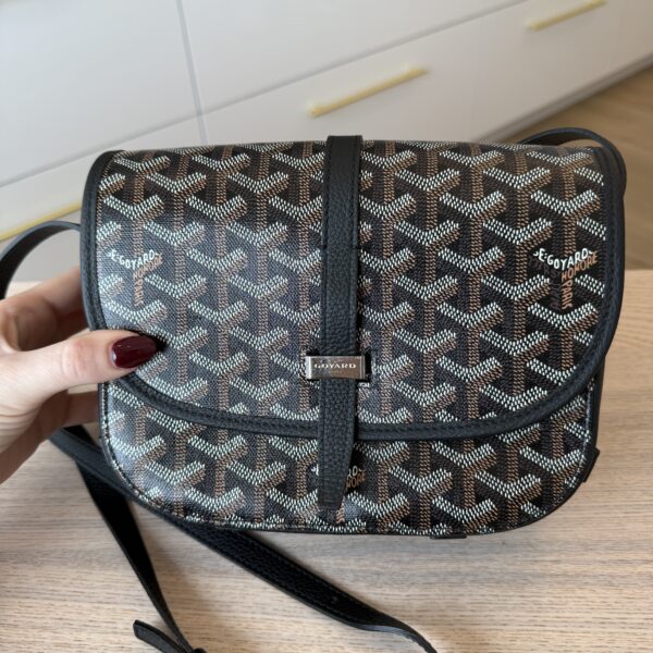 Goyard Goyardine Belvedere II PM Messenger Bag Black