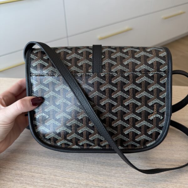Goyard Goyardine Belvedere II PM Messenger Bag Black
