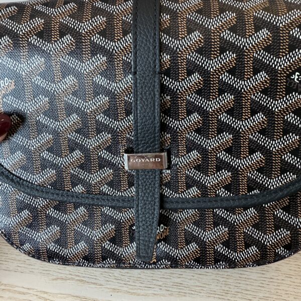 Goyard Goyardine Belvedere II PM Messenger Bag Black