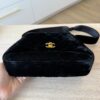 Chanel Vintage 24K Mini Velvet Flap Shoulder Bag