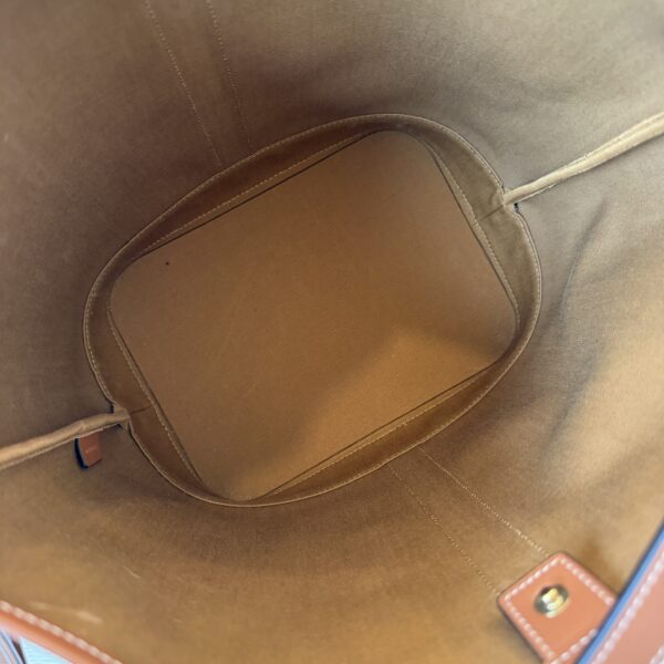 Celine Bucket Bag Triomphe Coated Canvas Medium