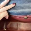 Chanel Lambskin Quilted Medium Single Flap Navy Gold Hardware