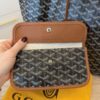 Goyard Goyardine Saint Louis GM Black and Tan