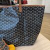 Goyard Goyardine Saint Louis GM Black and Tan