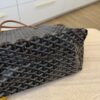 Goyard Goyardine Saint Louis GM Black and Tan