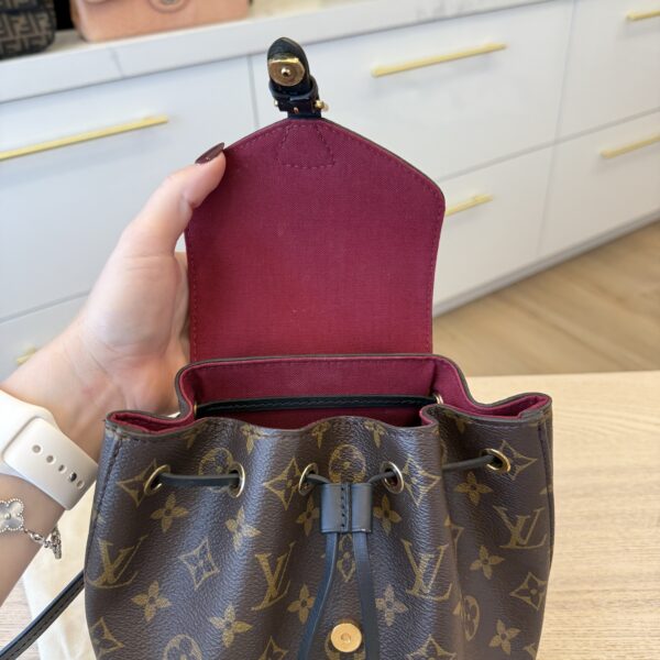 Louis Vuitton Monogram Montsouris BB Backpack Black