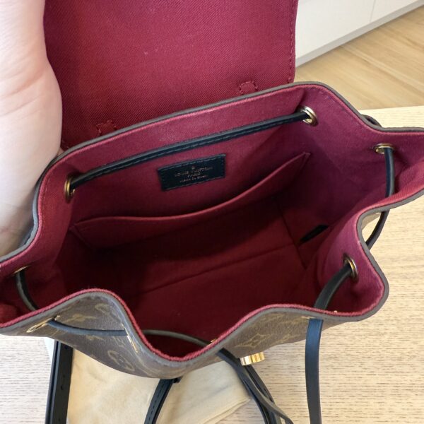 Louis Vuitton Monogram Montsouris BB Backpack Black