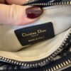 CHRISTIAN DIOR Saddle Triple Zip Crossbody Pouch Oblique Canvas Navy