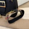 Burberry Soft Grain Black Buckle Tote Small