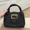 Burberry Soft Grain Black Buckle Tote Small