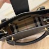Burberry Soft Grain Black Buckle Tote Small