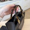 Fendi Sunshine Small Black Leather Shopper