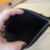 Louis Vuitton Pochette Accessoires Bicolor Monogram Empreinte Giant Mini Black and Creme