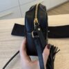 Saint Laurent Calfskin Monogram Lou Camera Black Gold Hardware