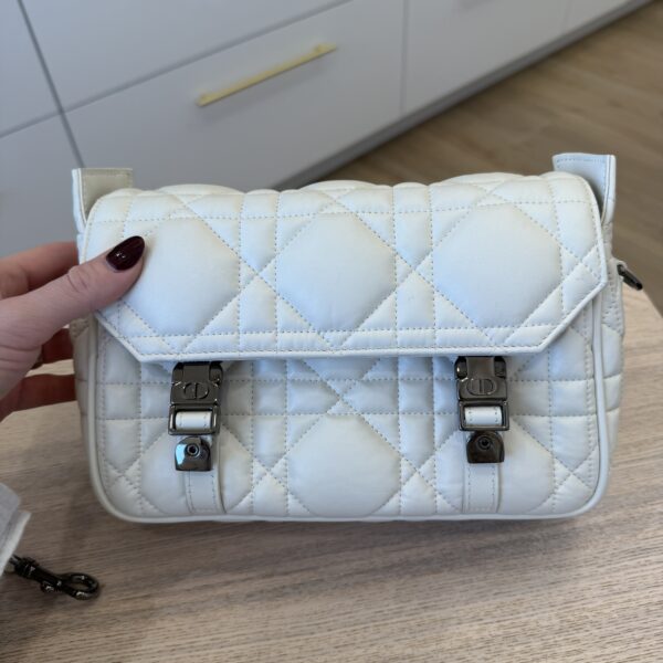 Christian Dior Diorcamp Messenger Bag Padded Macrocannage Quilt Calfskin Small