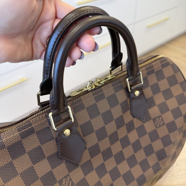 Louis Vuitton Damier Ebene Speedy 30 Bandouliere