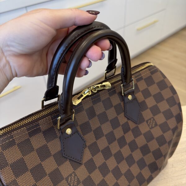 Louis Vuitton Damier Ebene Speedy 30 Bandouliere
