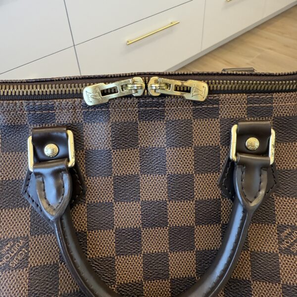 Louis Vuitton Damier Ebene Speedy 30 Bandouliere
