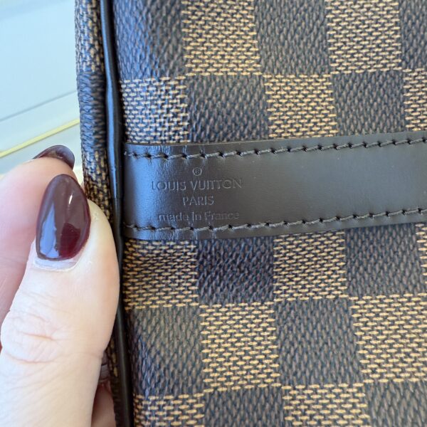 Louis Vuitton Damier Ebene Speedy 30 Bandouliere