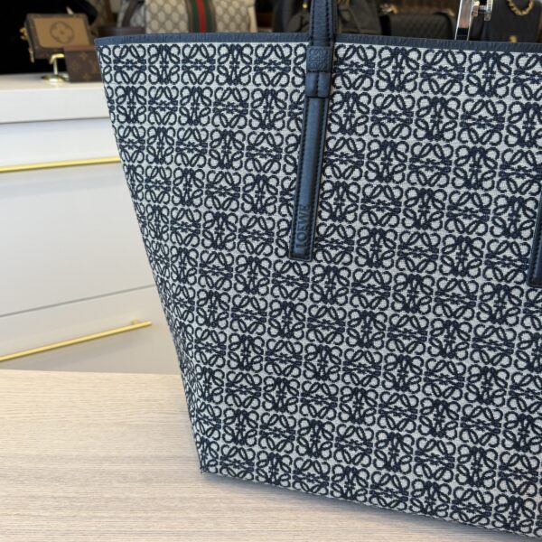 Loewe Anagram Jacquard Tote Navy