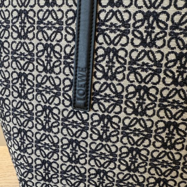 Loewe Anagram Jacquard Tote Navy