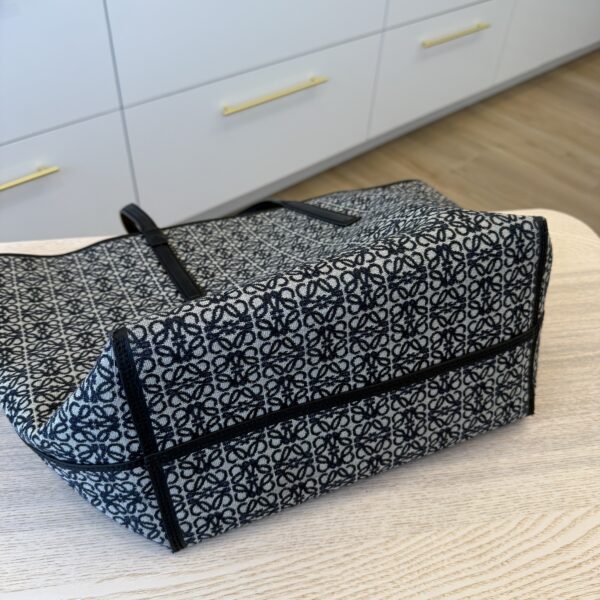 Loewe Anagram Jacquard Tote Navy