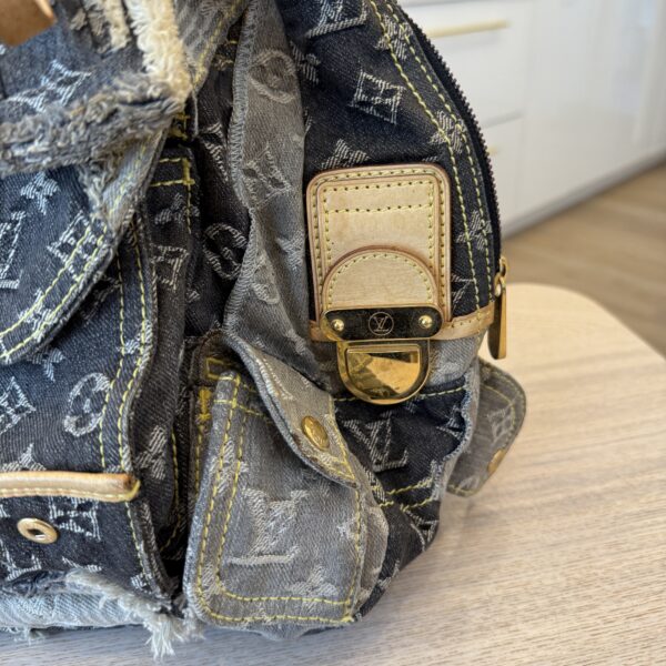 Louis Vuitton Denim Patchwork Bowly Black