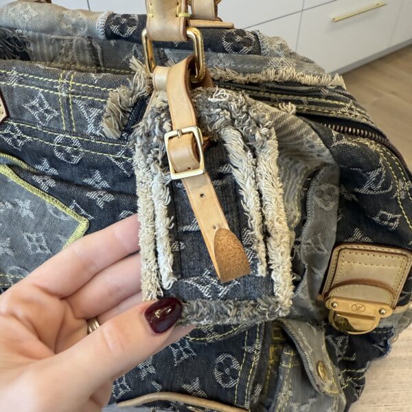Louis Vuitton Denim Patchwork Bowly Black