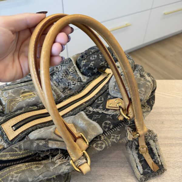 Louis Vuitton Denim Patchwork Bowly Black