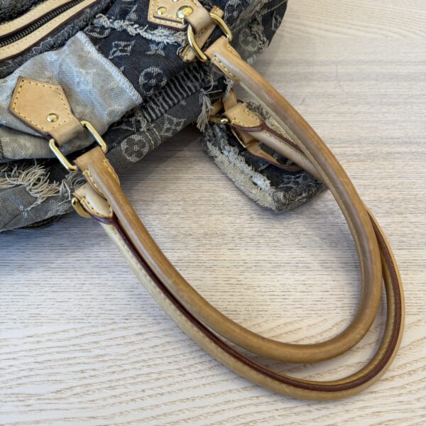 Louis Vuitton Denim Patchwork Bowly Black