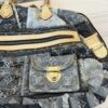 Louis Vuitton Denim Patchwork Bowly Black