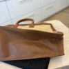 SAINT LAURENT (YSL) Rive Gauche Tote Bag in Raffia and Leather