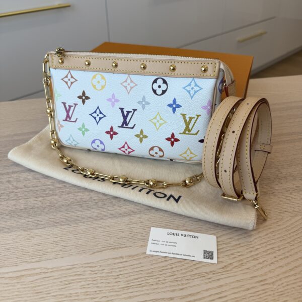 Louis Vuitton LV X TM Monogram Multicolor Pochette Accessories White