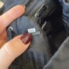 Prada Nylon Vela Mini Crossbody Backpack Black