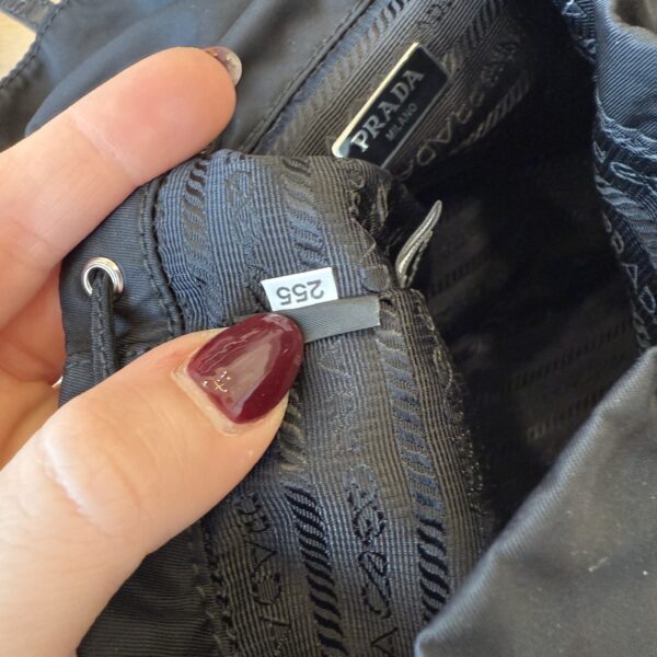 Prada Nylon Vela Mini Crossbody Backpack Black