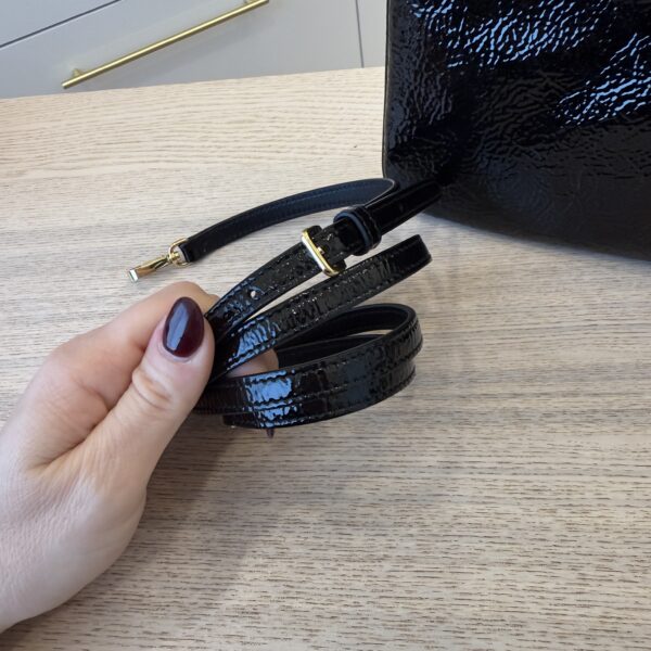 Miu Miu IVY Mini Handbag Naplak Leather Black