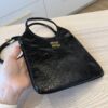 Miu Miu IVY Mini Handbag Naplak Leather Black