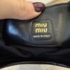 Miu Miu IVY Mini Handbag Naplak Leather Black