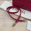 Christian Dior Lambskin Cannage Medium Lady Dior Gold Hardware Pink