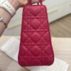 Christian Dior Lambskin Cannage Medium Lady Dior Gold Hardware Pink