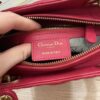 Christian Dior Lambskin Cannage Medium Lady Dior Gold Hardware Pink