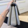 Chanel Lambskin Quilted Small Trendy CC Dual Handle Flap Bag Grey Gold Hardware