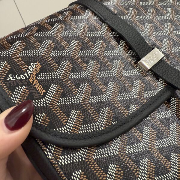 Goyard Goyardine Belvedere II PM Messenger Bag Black