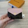 Louis Vuitton Monogram Zoe Wallet Rose Ballerine