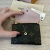 Louis Vuitton Monogram Zoe Wallet Rose Ballerine