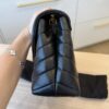 Saint Laurent (YSL) Loulou Small In Quilted Leather Black and Gold Hardware