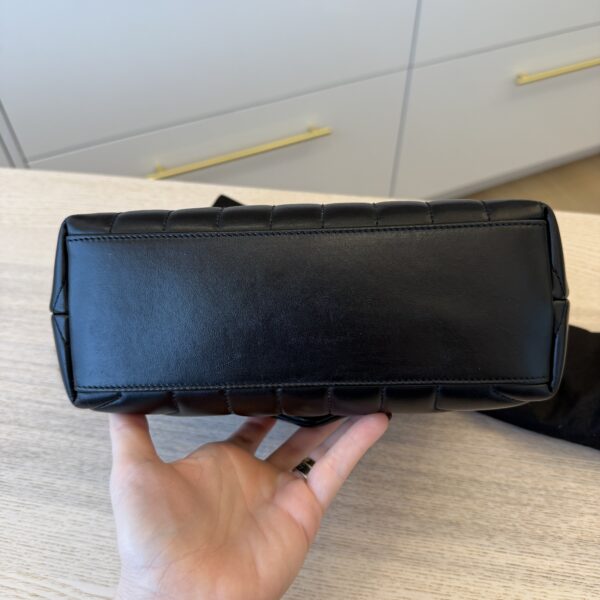 Saint Laurent (YSL) Loulou Small In Quilted Leather Black and Gold Hardware